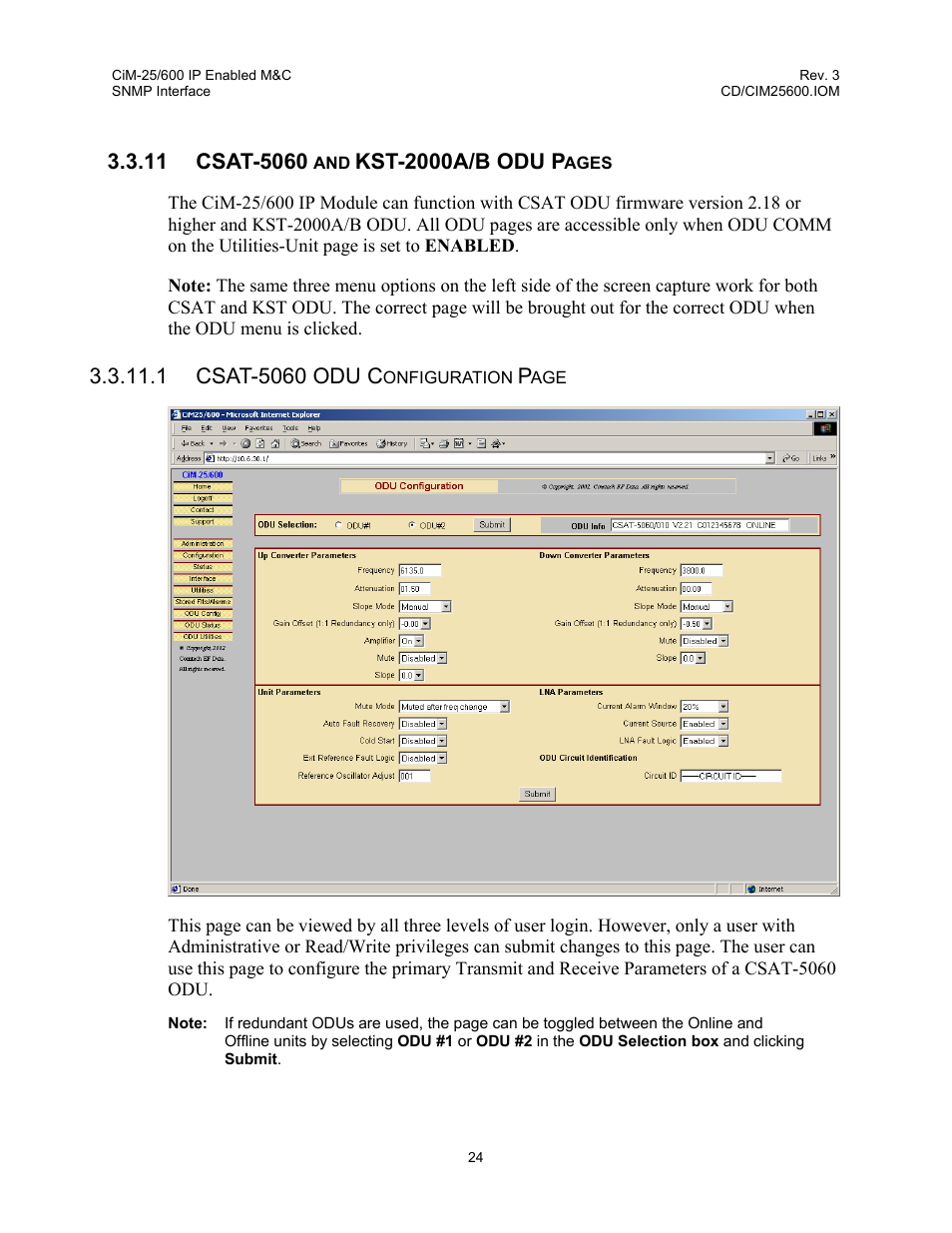 Comtech EF Data CiM-25/600 User Manual | Page 44 / 186