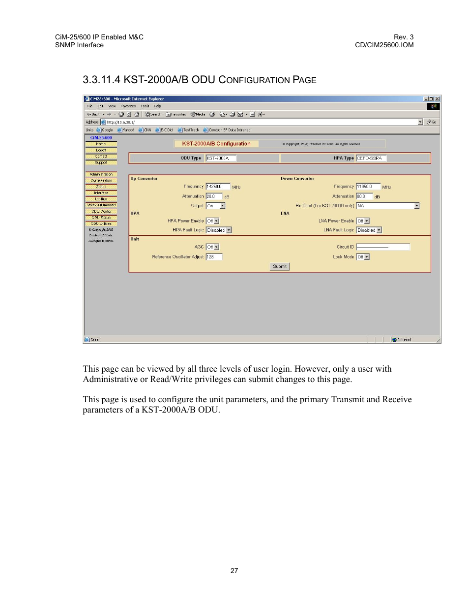 Comtech EF Data CiM-25/600 User Manual | Page 47 / 186