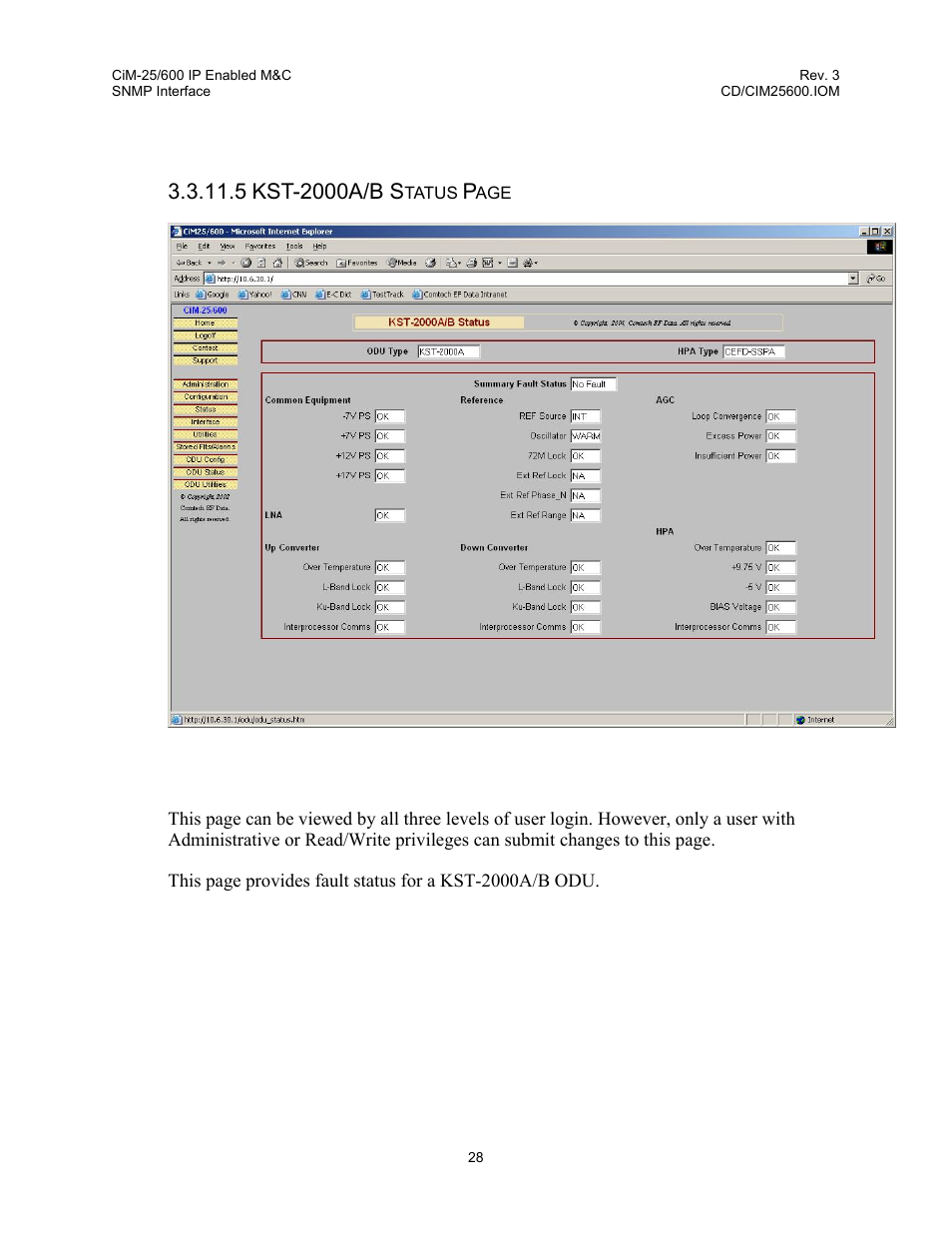 Comtech EF Data CiM-25/600 User Manual | Page 48 / 186