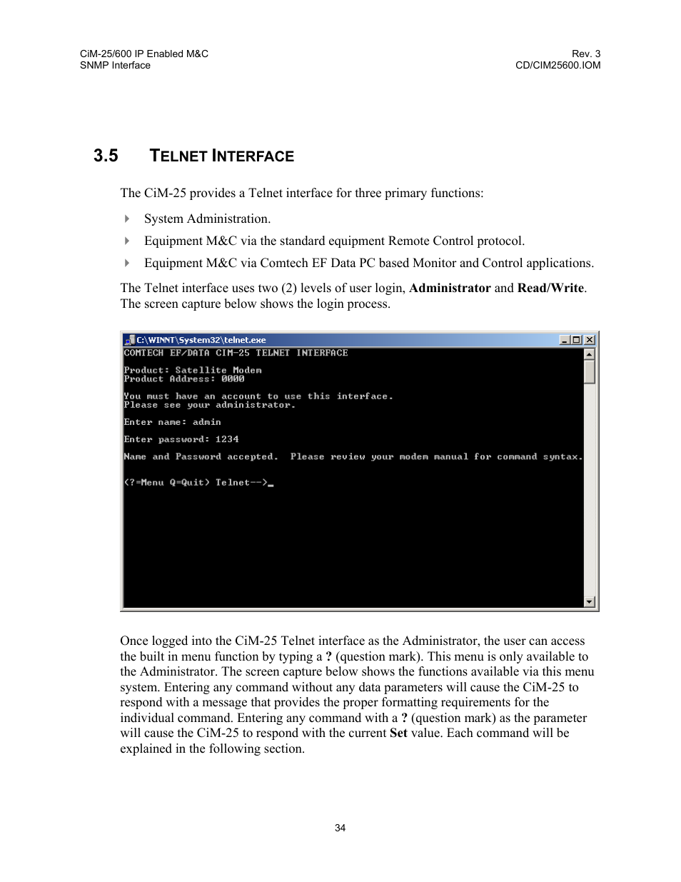 Comtech EF Data CiM-25/600 User Manual | Page 54 / 186