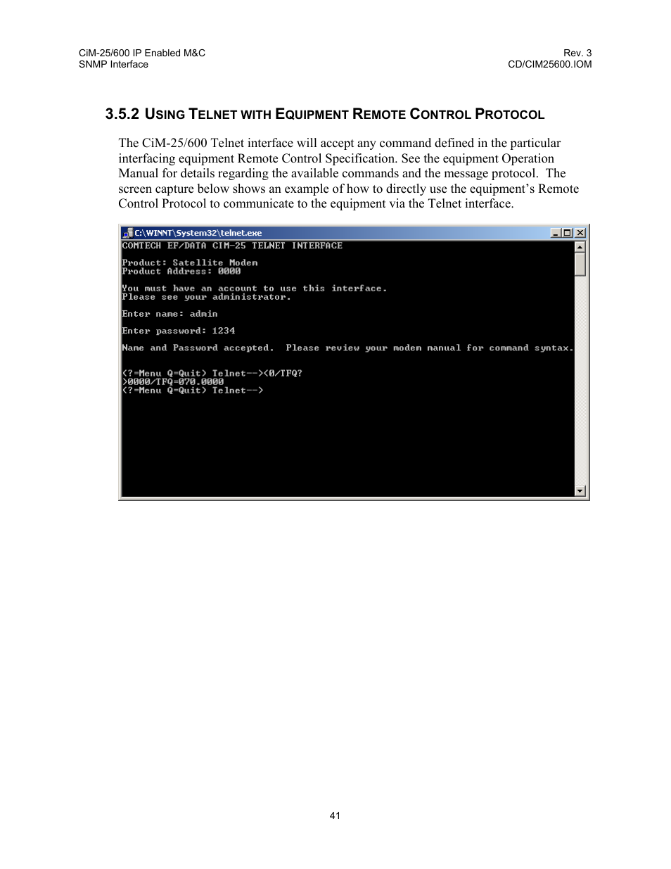 Comtech EF Data CiM-25/600 User Manual | Page 61 / 186