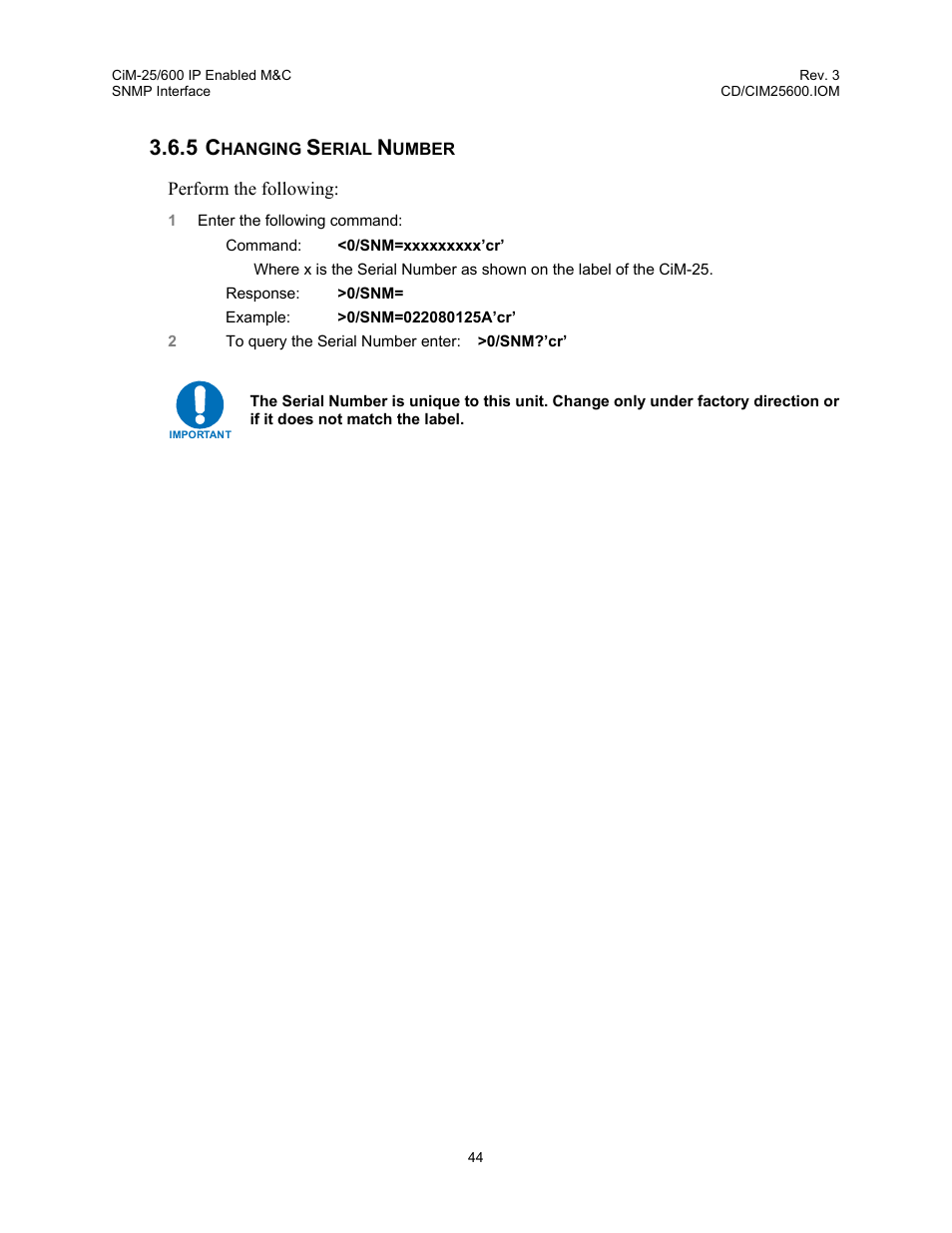 Comtech EF Data CiM-25/600 User Manual | Page 64 / 186