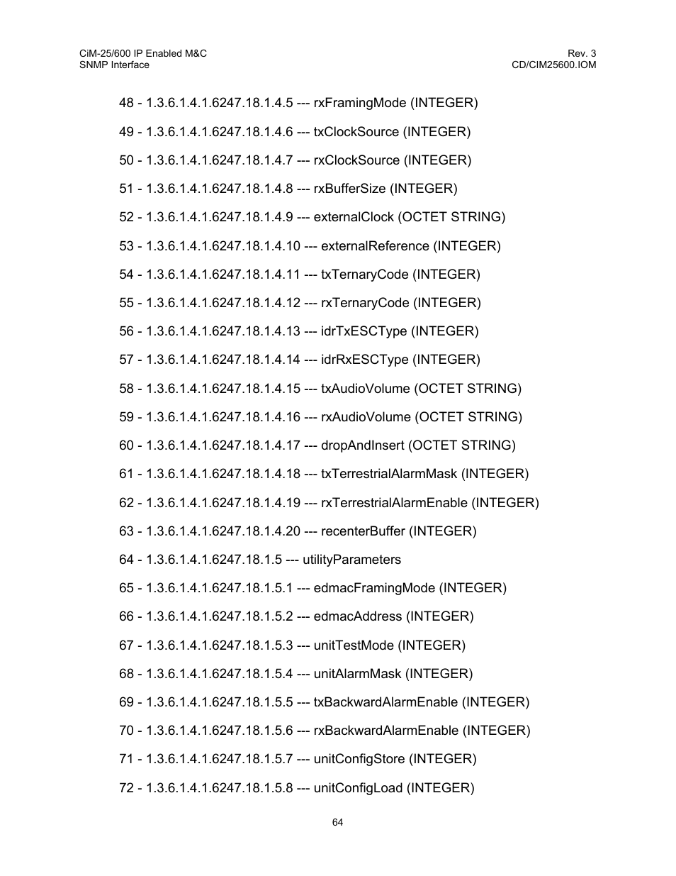 Comtech EF Data CiM-25/600 User Manual | Page 84 / 186