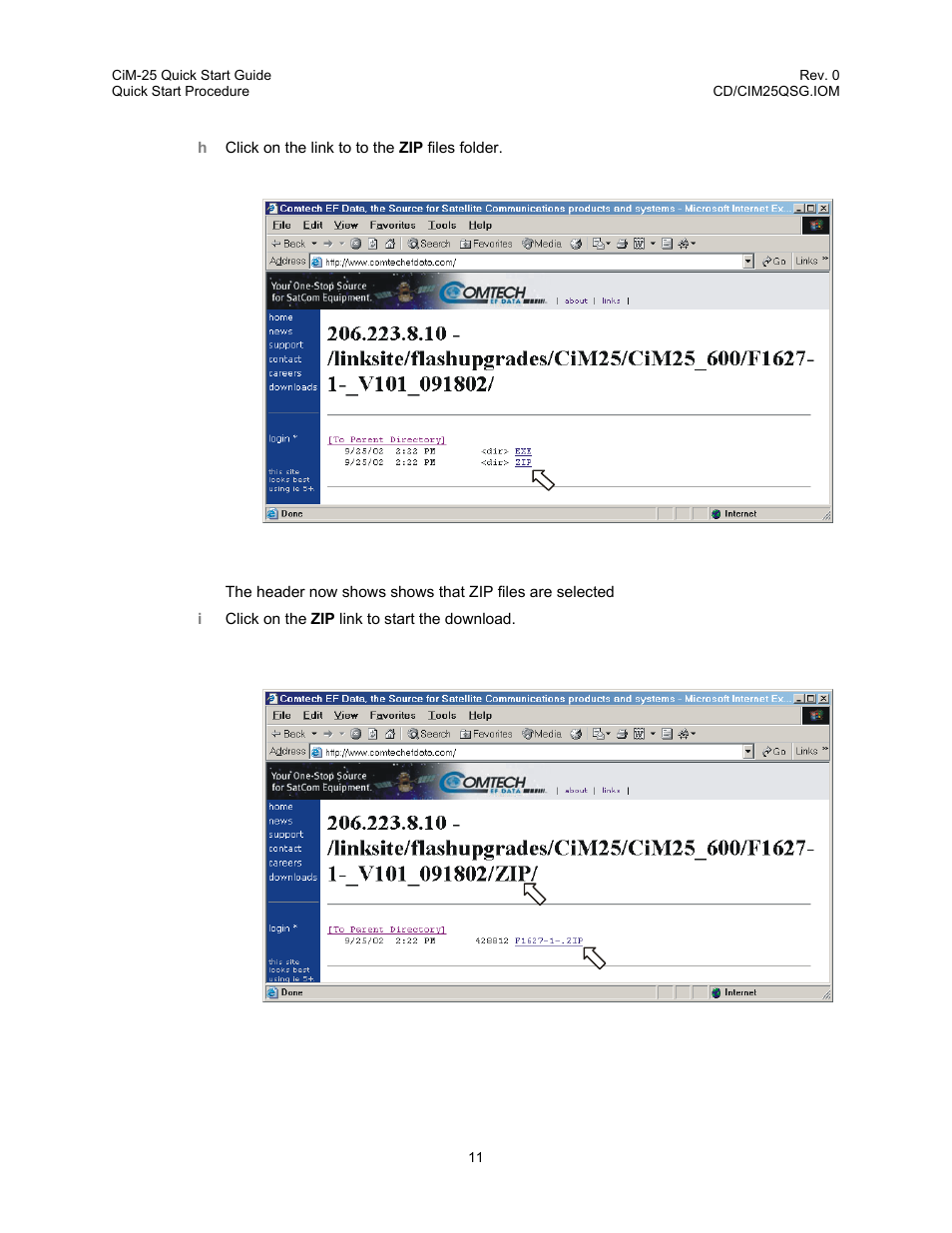Comtech EF Data CiM-25 User Manual | Page 21 / 26