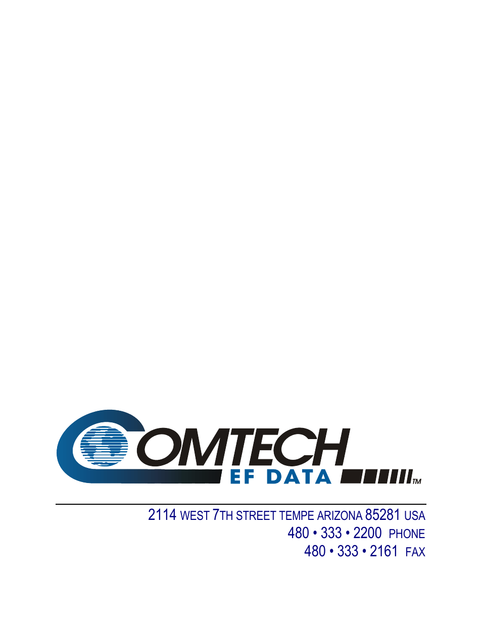 Comtech EF Data CiM-25 User Manual | Page 26 / 26