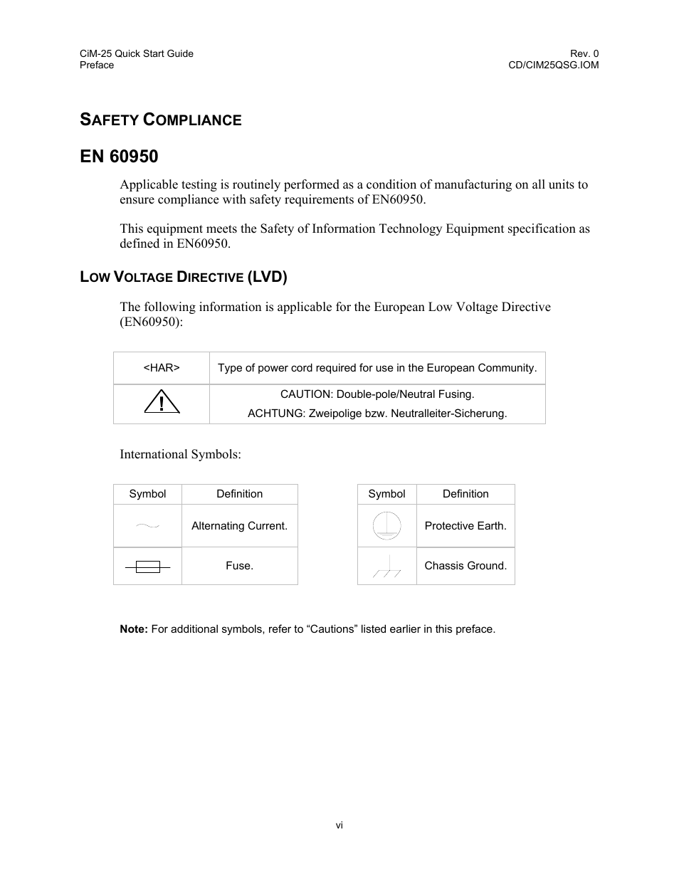 Lvd) | Comtech EF Data CiM-25 User Manual | Page 8 / 26