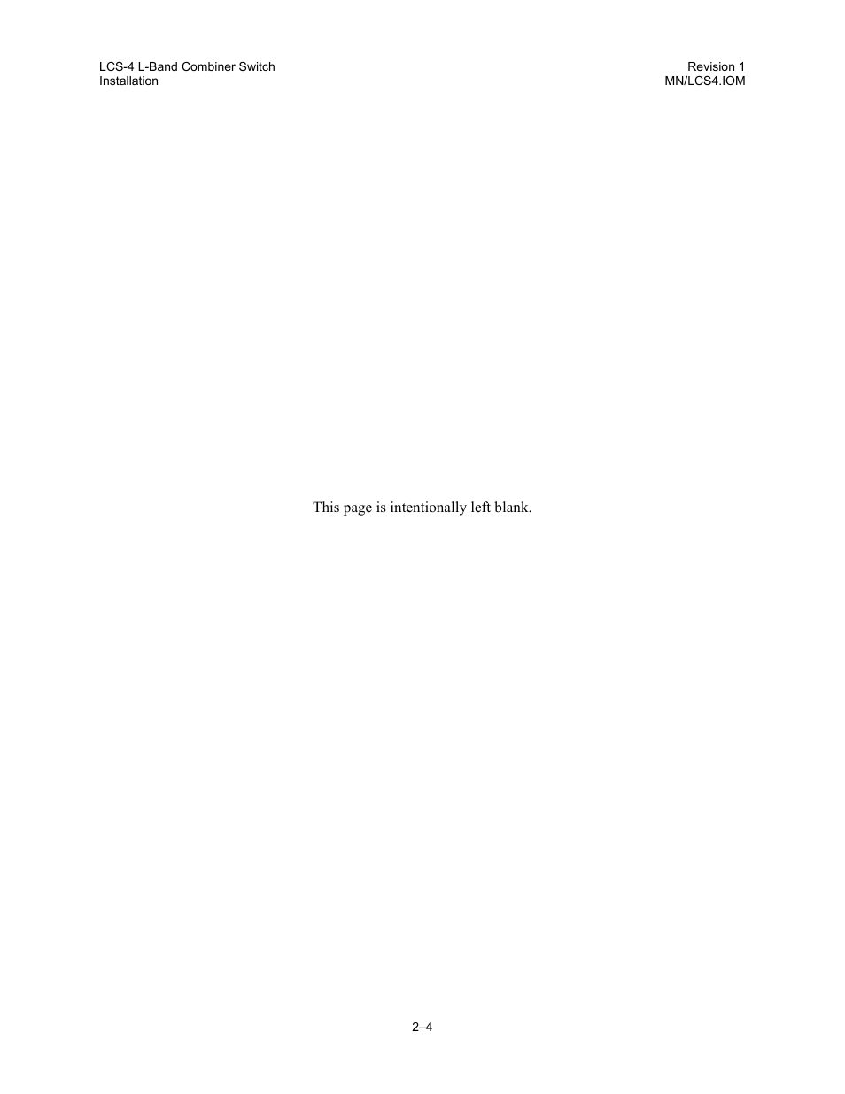 Comtech EF Data LCS-4 User Manual | Page 24 / 90