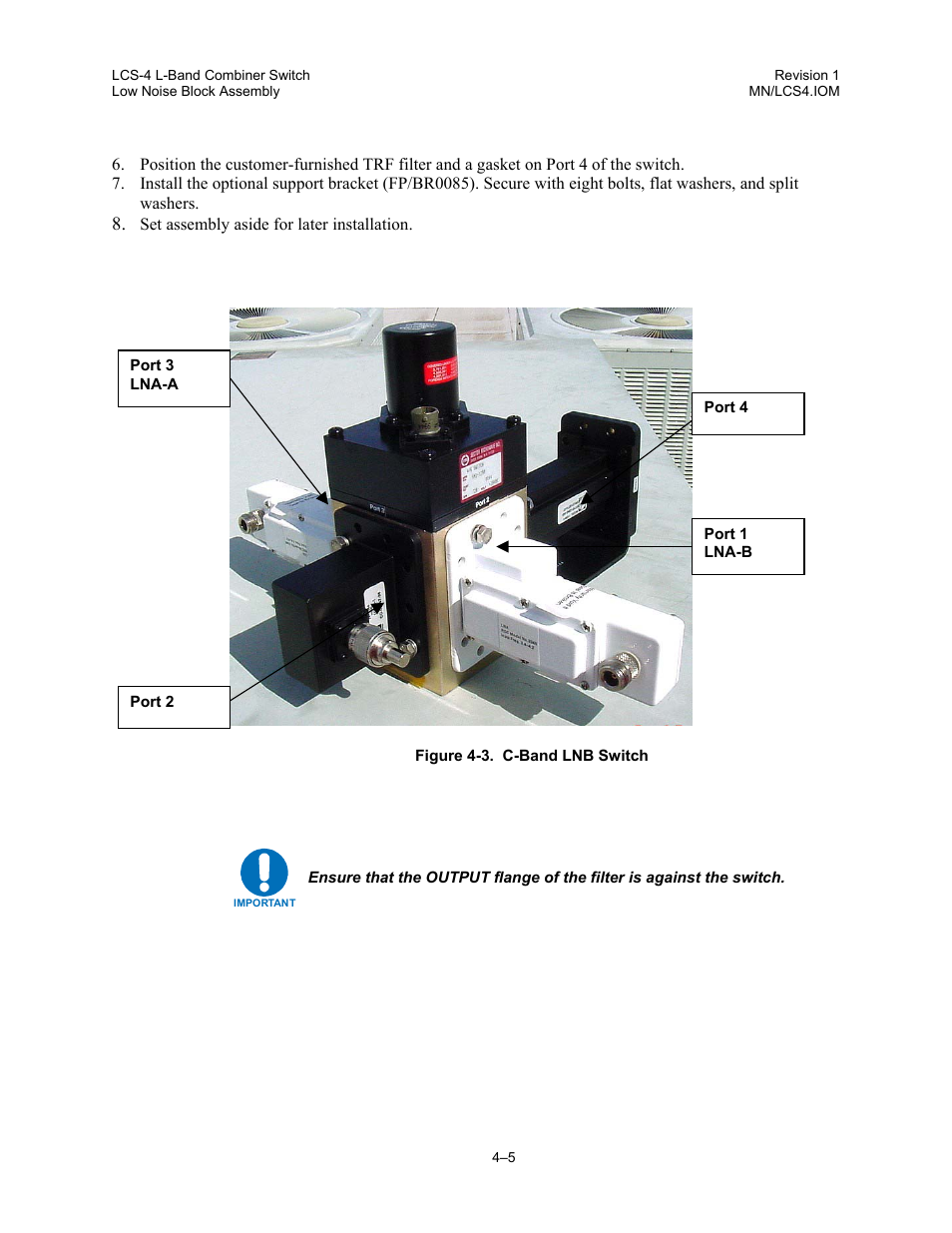 Comtech EF Data LCS-4 User Manual | Page 33 / 90