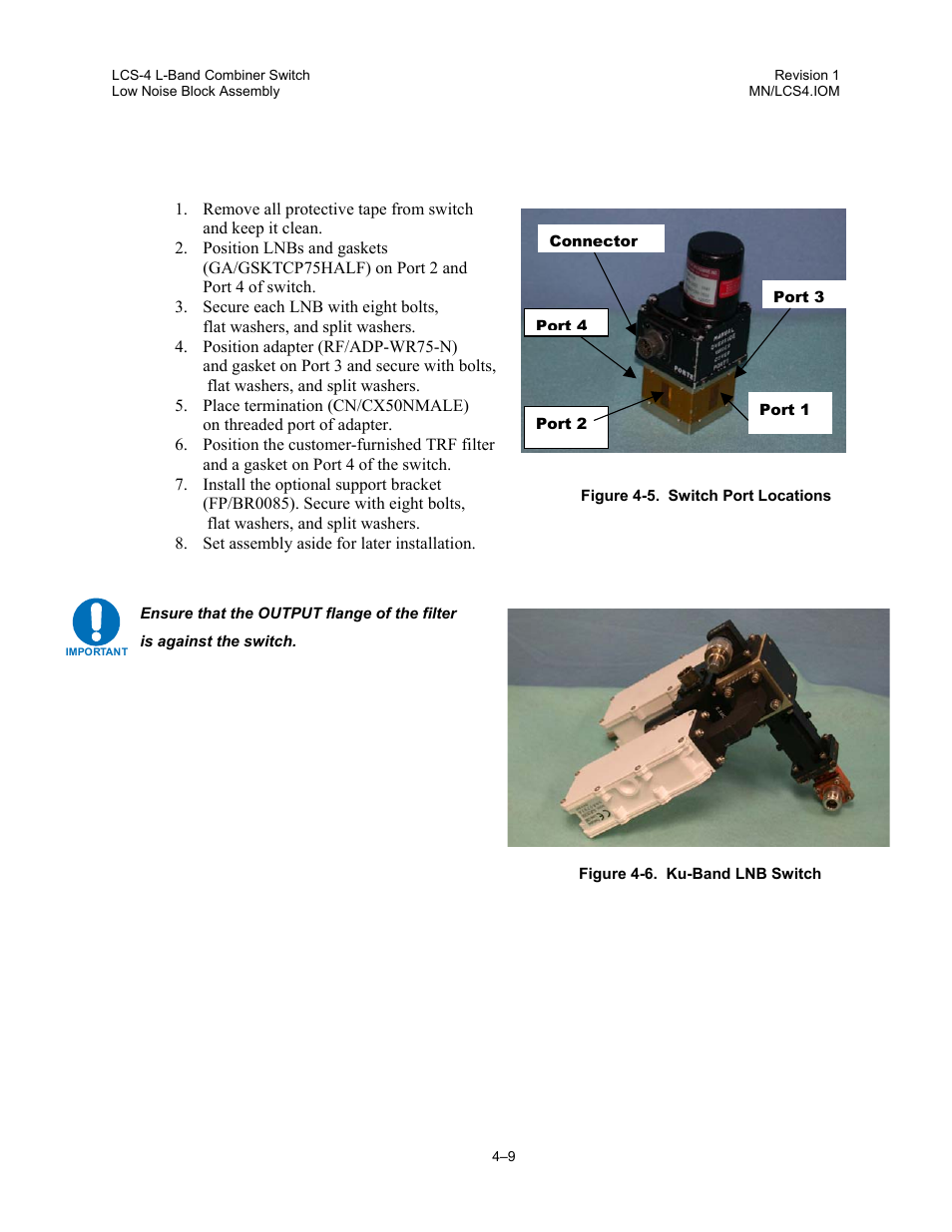 Comtech EF Data LCS-4 User Manual | Page 37 / 90