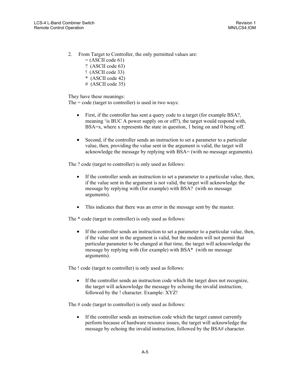 Comtech EF Data LCS-4 User Manual | Page 69 / 90