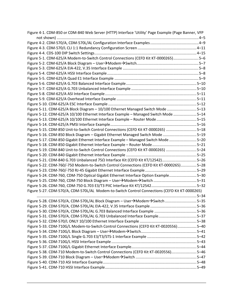 Comtech EF Data CDS-100 User Manual | Page 10 / 138