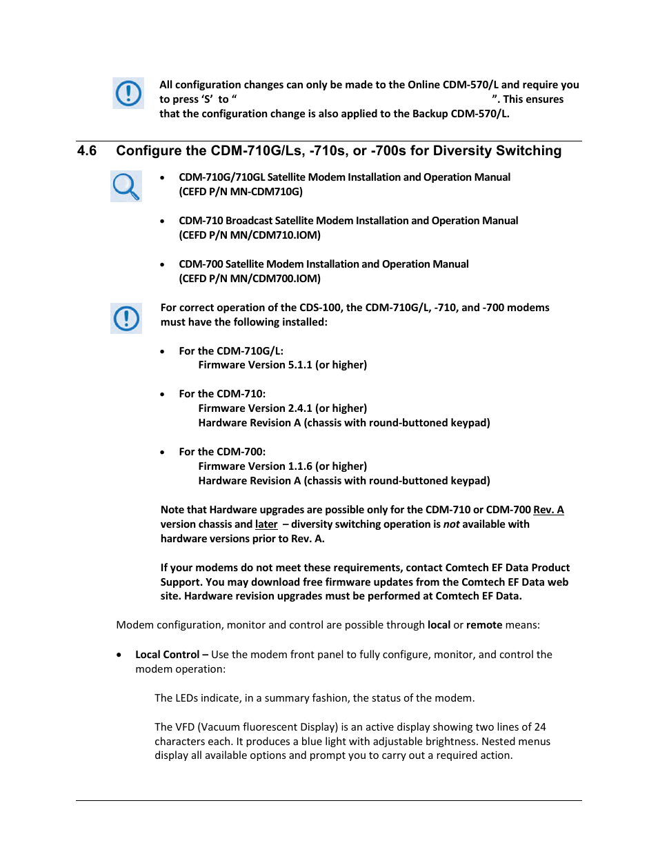 Comtech EF Data CDS-100 User Manual | Page 52 / 138