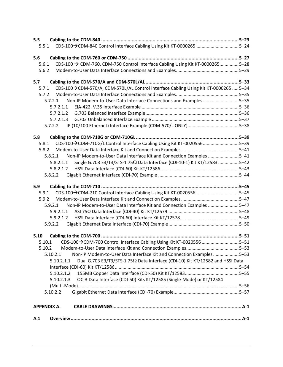 Comtech EF Data CDS-100 User Manual | Page 8 / 138
