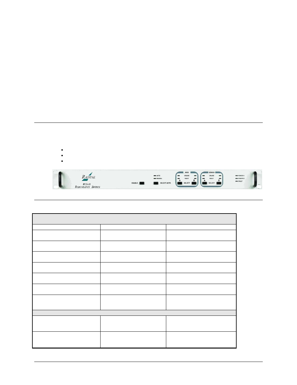 Ch03_user_interfaces, Chapter 3. user interfaces, 1 user interfaces | 2 front panel interface | Comtech EF Data RCS11 User Manual | Page 29 / 110