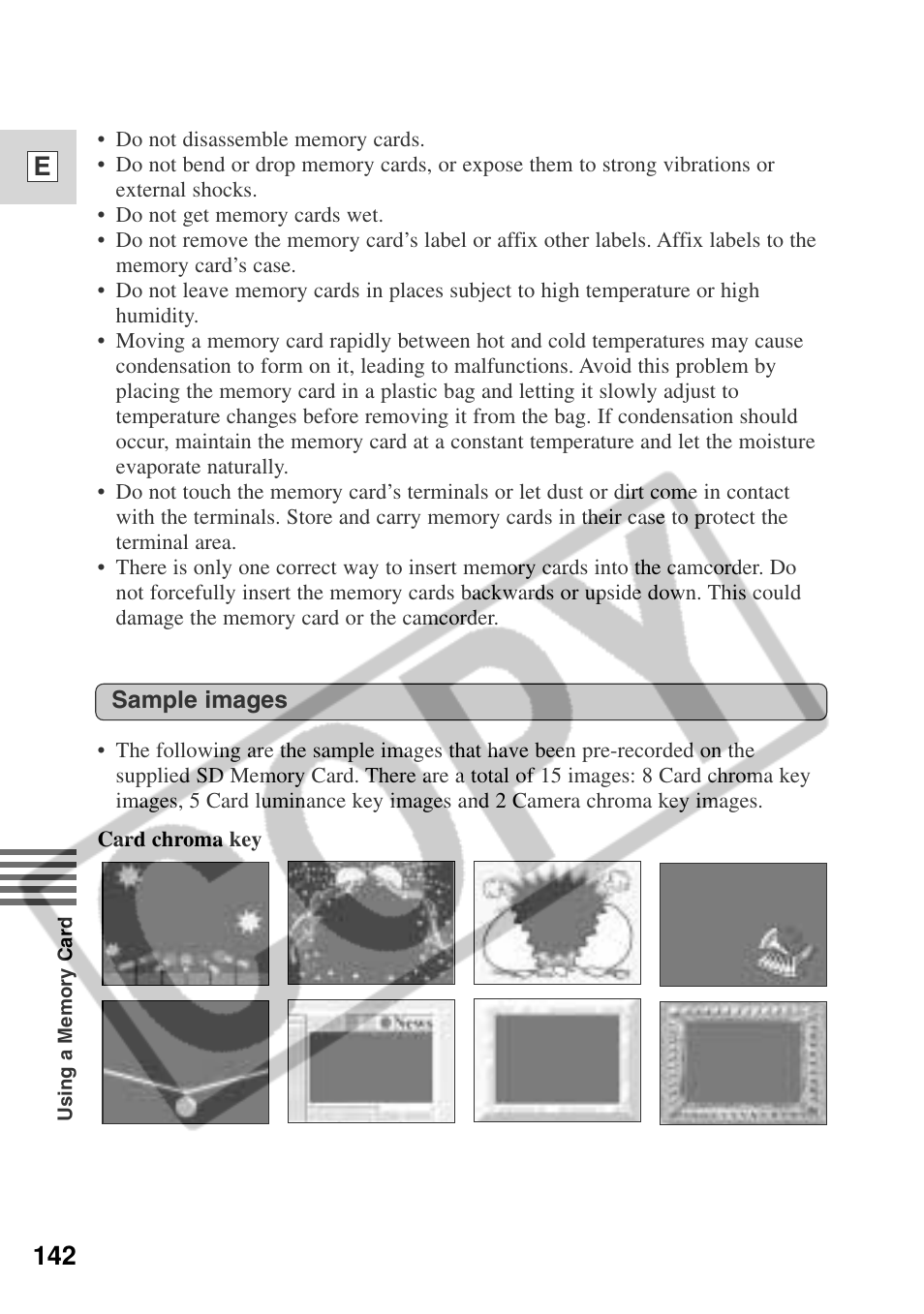 142 e | Canon ELURA 50 User Manual | Page 142 / 174