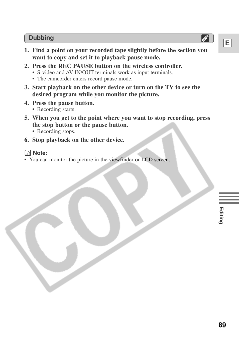 Canon ELURA 50 User Manual | Page 89 / 174