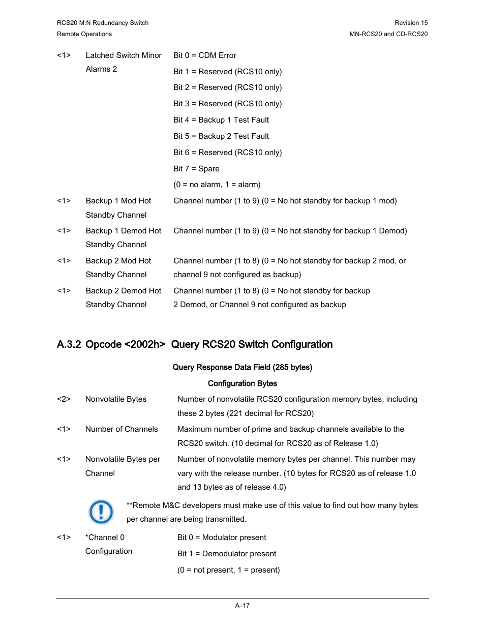 Comtech EF Data RCS20 User Manual | Page 159 / 202