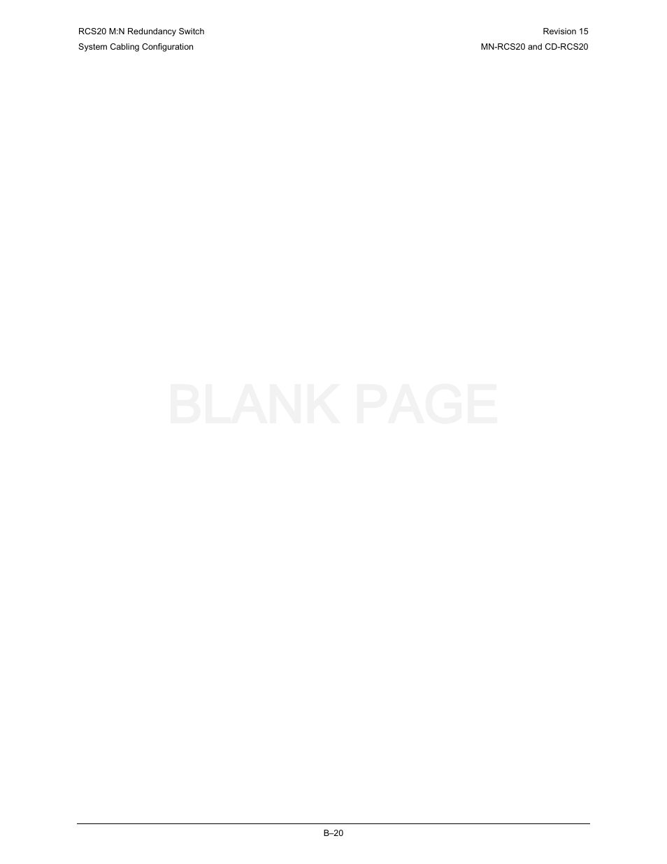 Blank page | Comtech EF Data RCS20 User Manual | Page 198 / 202