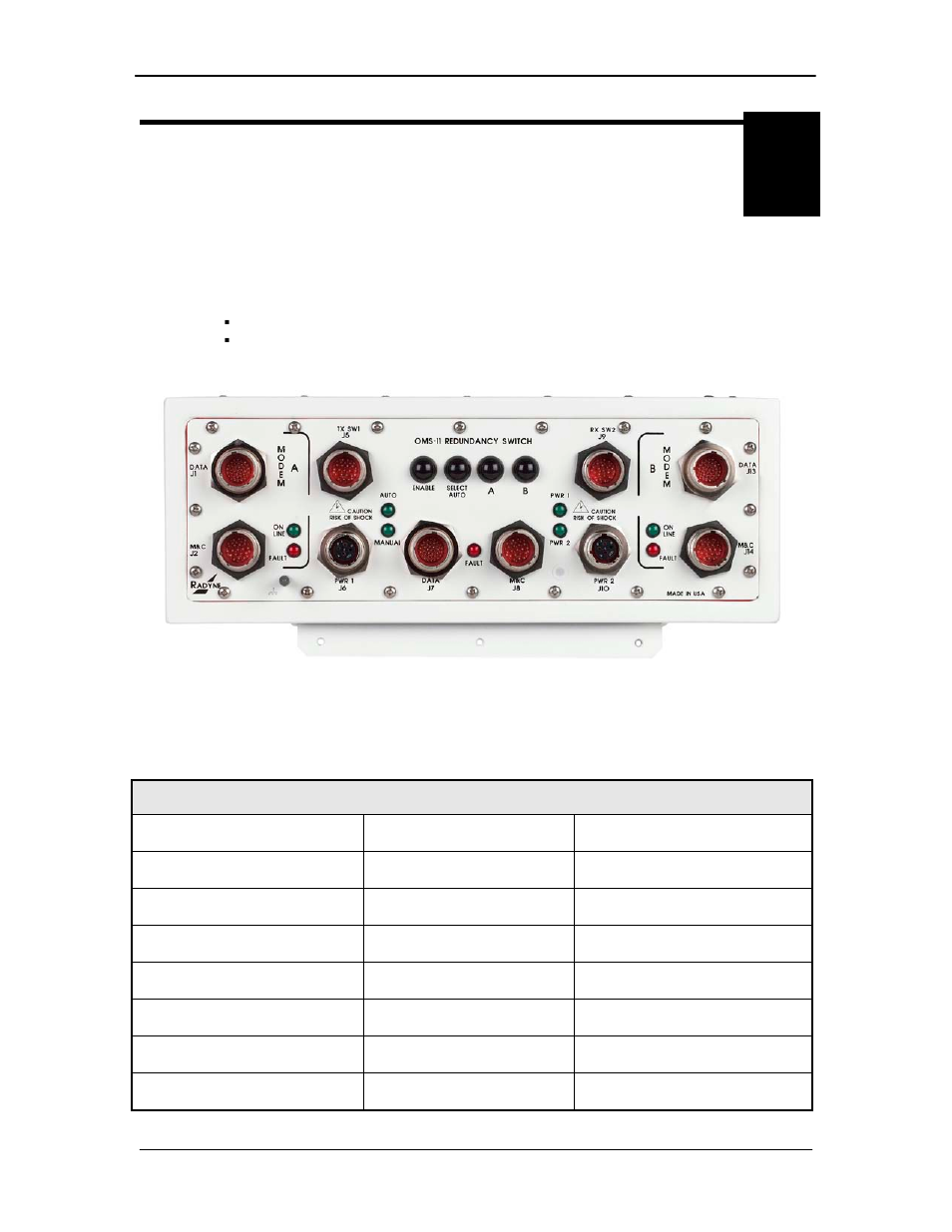 User interfaces | Comtech EF Data OMS11 User Manual | Page 22 / 89