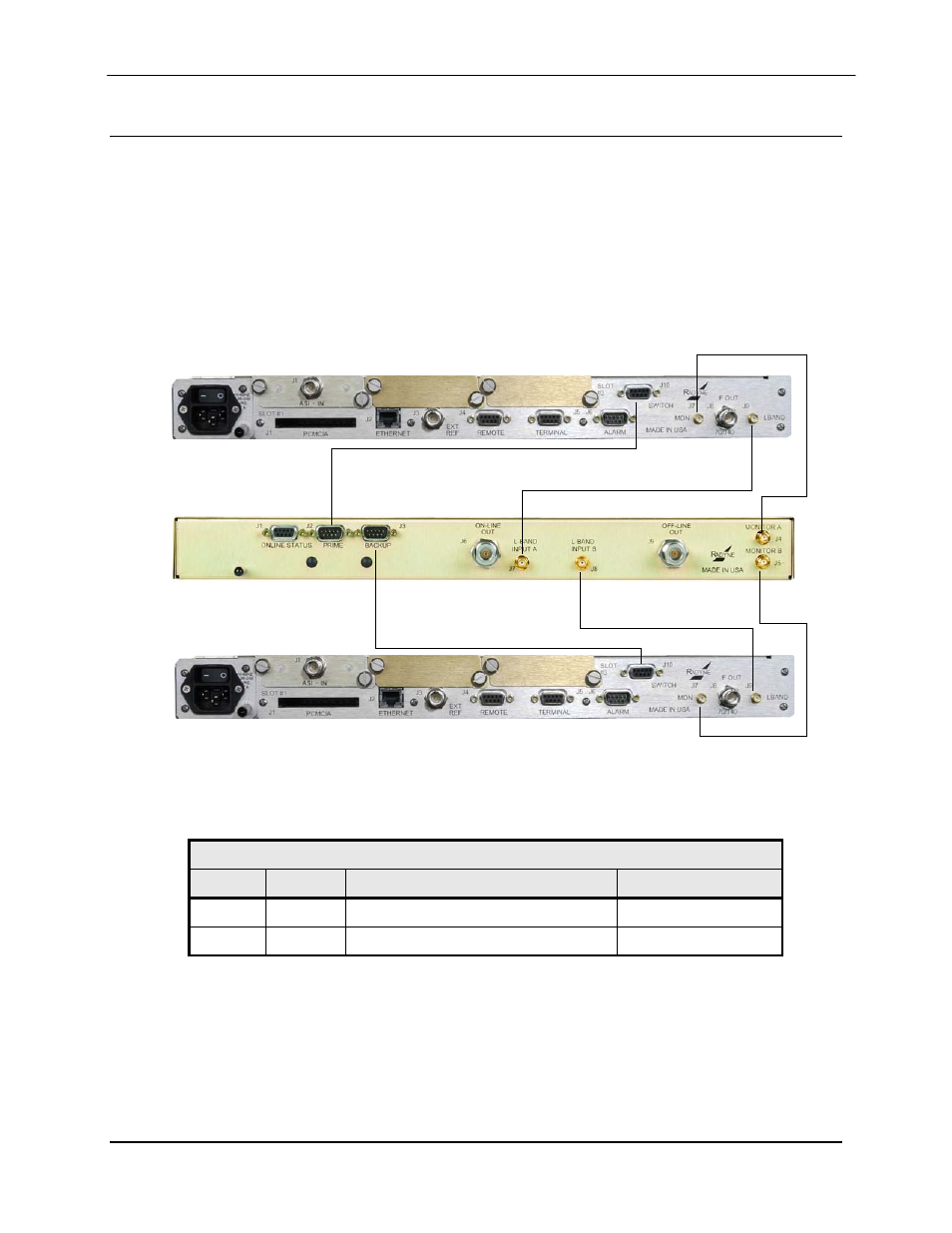 3 system connections | Comtech EF Data RRS11 User Manual | Page 17 / 30