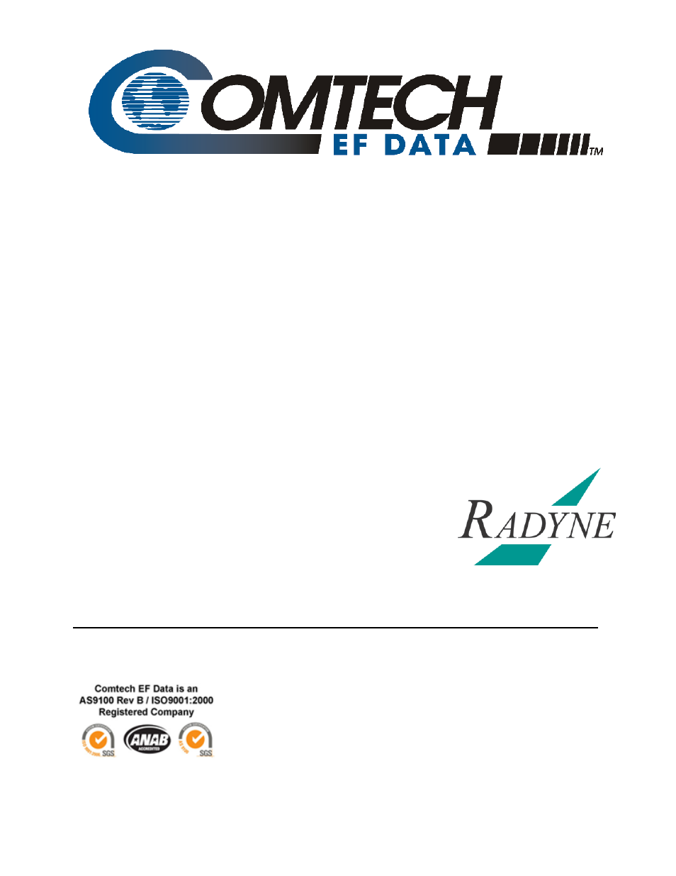 Cover_toc, Rrs11, Solid-state transfer switch | Installation and operation manual | Comtech EF Data RRS11 User Manual | Page 3 / 30