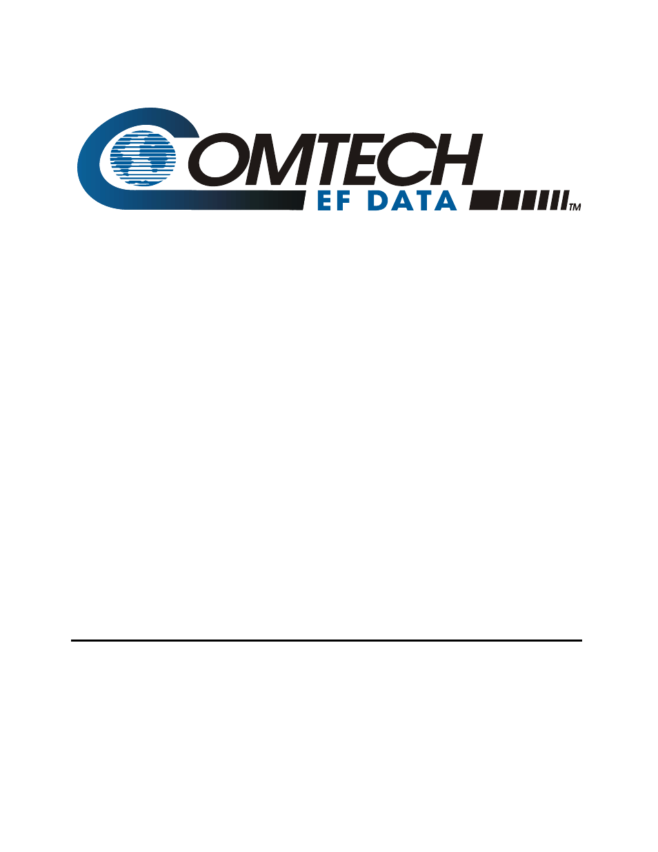 Comtech EF Data ICS-75 User Manual | 26 pages