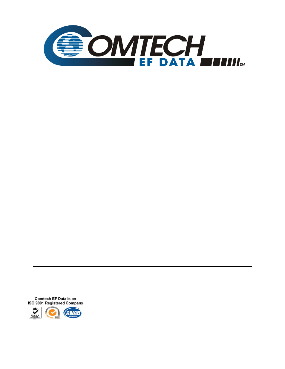 Cover, Ics-75 | Comtech EF Data ICS-75 User Manual | Page 3 / 26