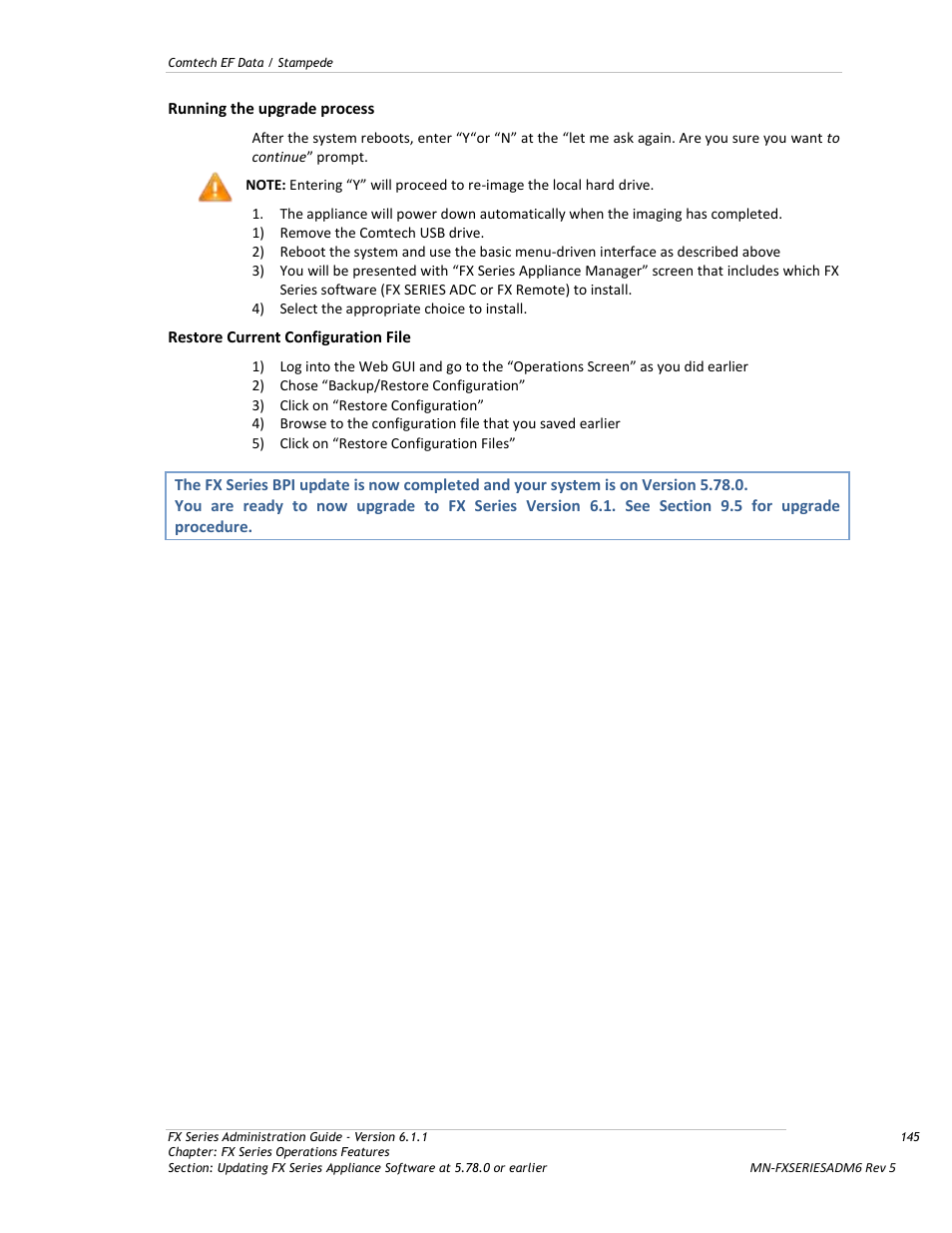 Comtech EF Data FX Series Administrator Guide User Manual | Page 145 / 151
