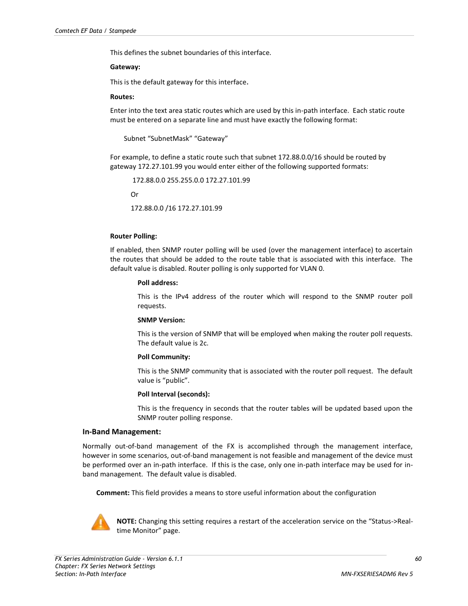 Comtech EF Data FX Series Administrator Guide User Manual | Page 60 / 151