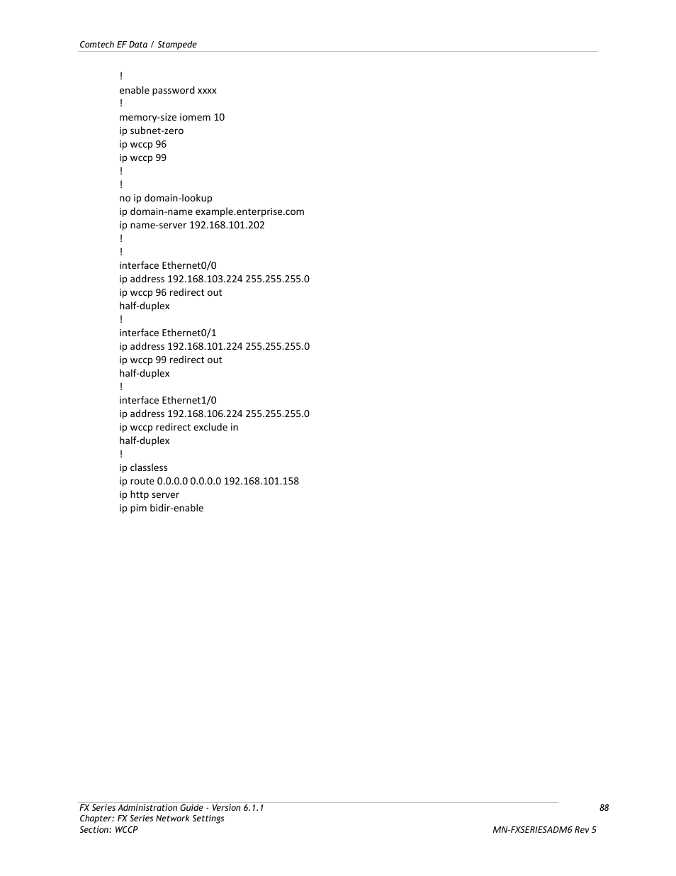 Comtech EF Data FX Series Administrator Guide User Manual | Page 88 / 151