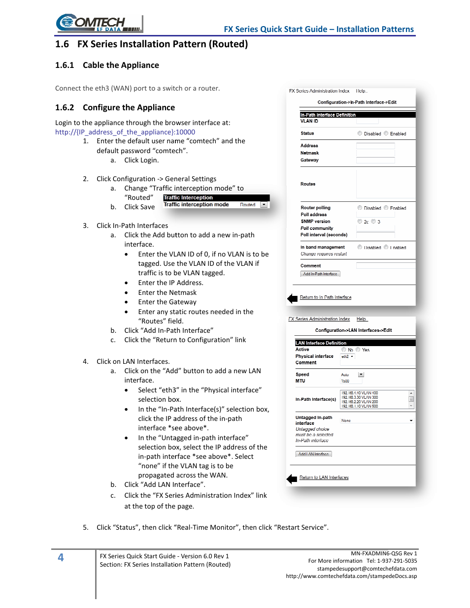 6 fx series installation pattern (routed), Fx series installation pattern (routed) | Comtech EF Data FX Series Quick Start Guide User Manual | Page 4 / 6