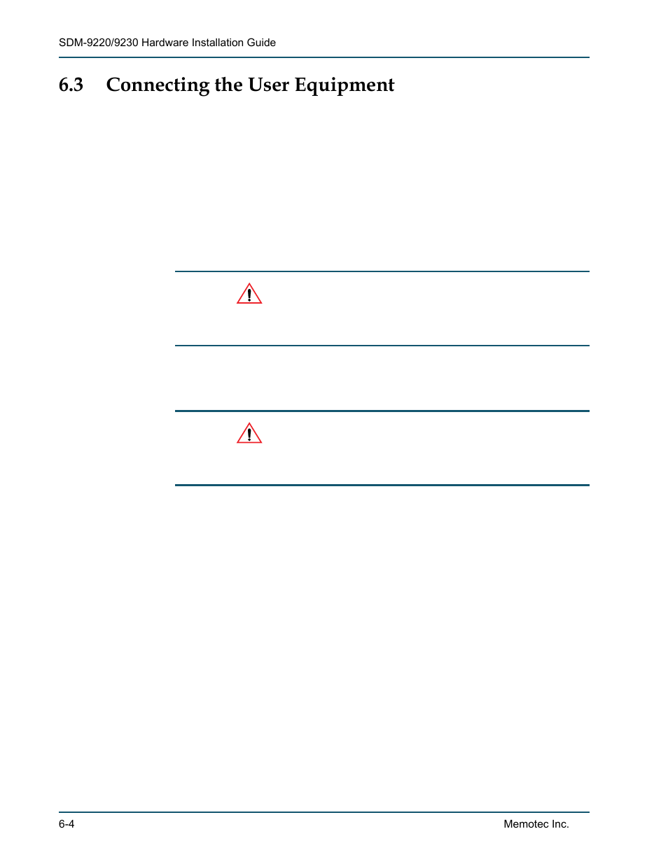 3 connecting the user equipment, 1 activating the user equipment connection, Connecting the user equipment -4 | Activating the user equipment connection -4, Connecting the user | Comtech EF Data SDM-9220 User Manual | Page 114 / 144