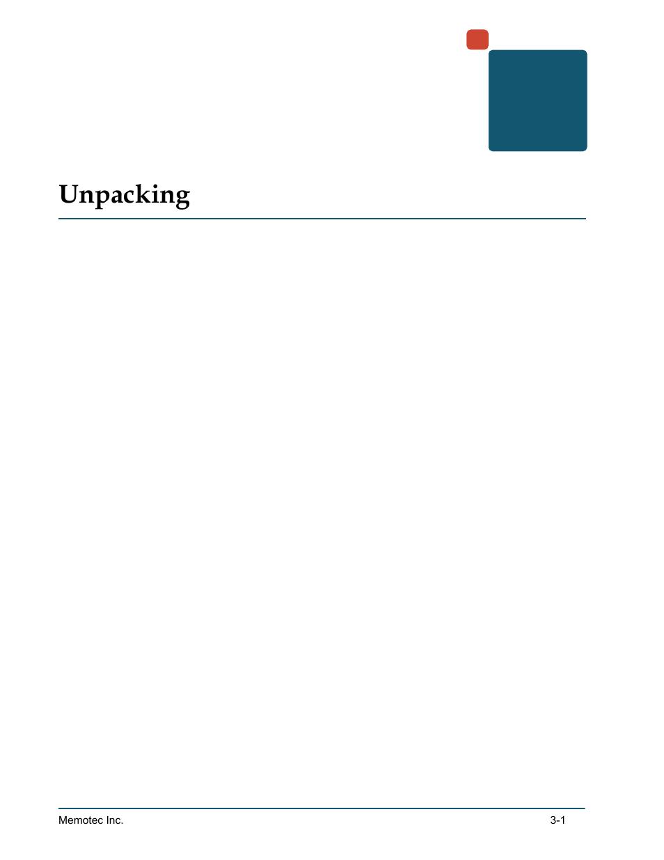 Unpacking, Chapter 3: unpacking -1, Unpacking instructions | Comtech EF Data SDM-9220 User Manual | Page 37 / 144