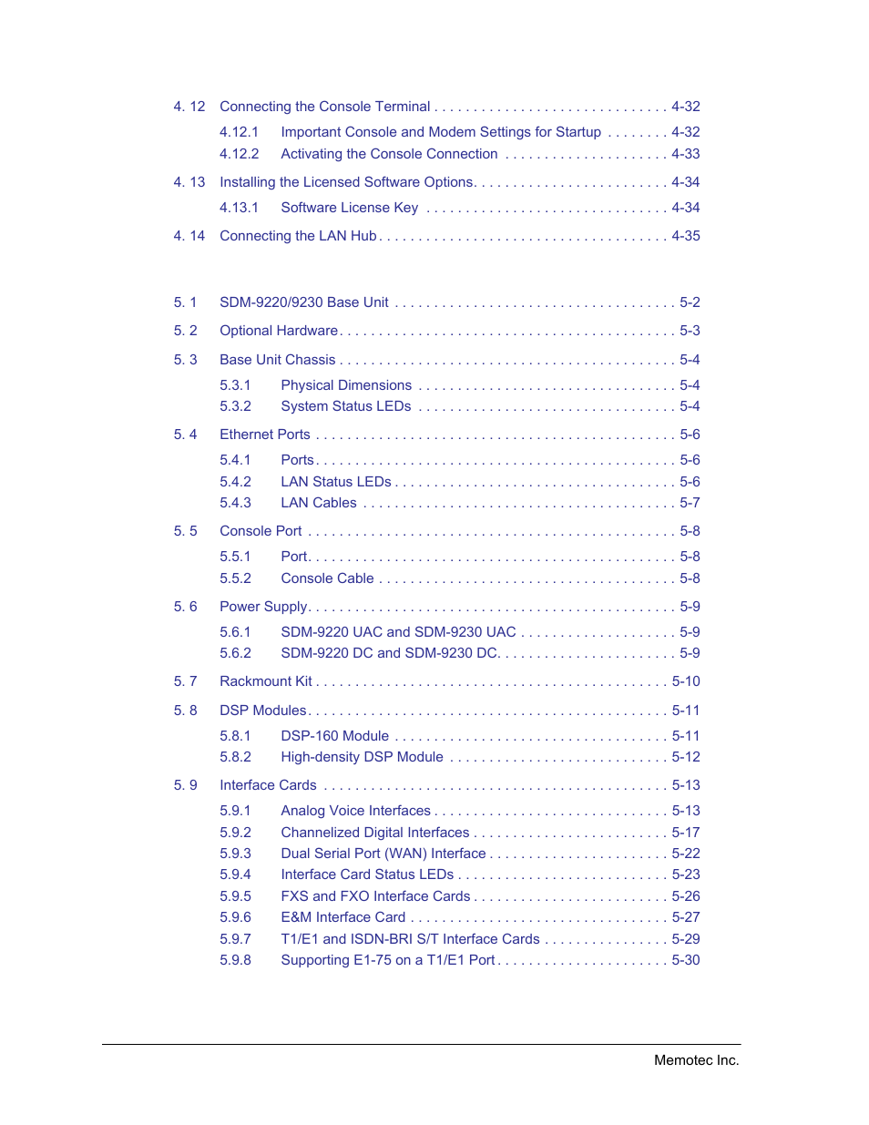 Comtech EF Data SDM-9220 User Manual | Page 5 / 144