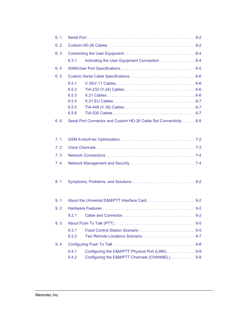 Comtech EF Data SDM-9220 User Manual | Page 6 / 144