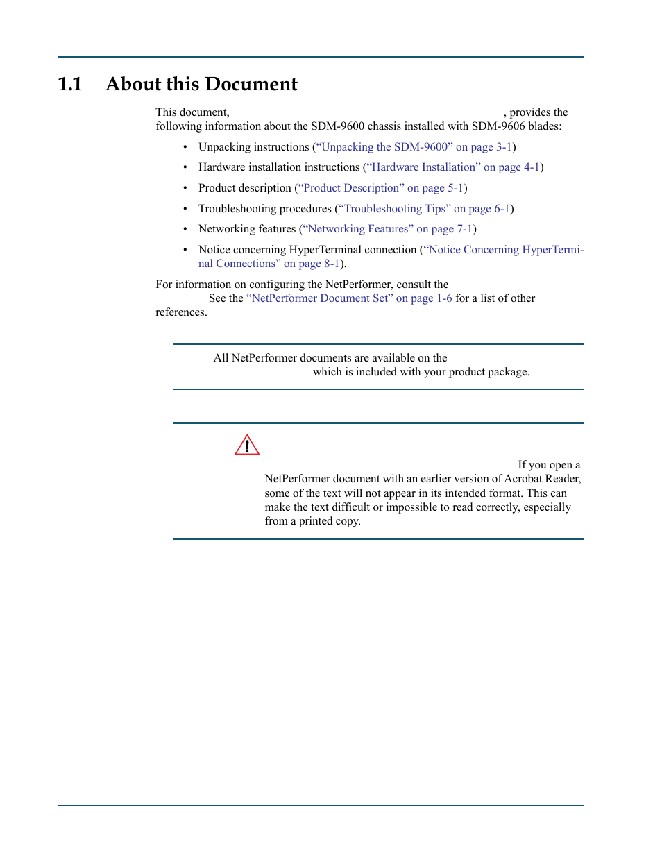 1 about this document, About this document -2 | Comtech EF Data SDM-9600 User Manual | Page 12 / 94