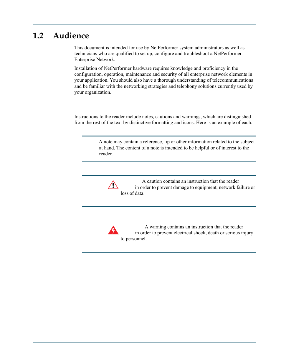 2 audience, 1 instructions to the reader, Audience -3 | Instructions to the reader -3 | Comtech EF Data SDM-9600 User Manual | Page 13 / 94
