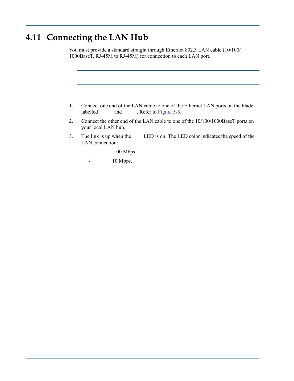 11 connecting the lan hub, Connecting the lan hub -22, Optional) connecting the unit to the lan hub | Connecting the lan hub” on | Comtech EF Data SDM-9600 User Manual | Page 60 / 94