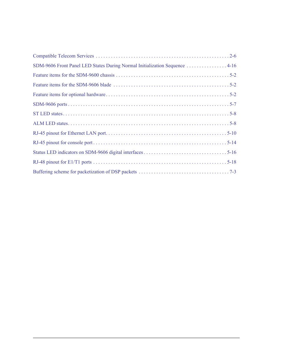 List of tables | Comtech EF Data SDM-9600 User Manual | Page 9 / 94