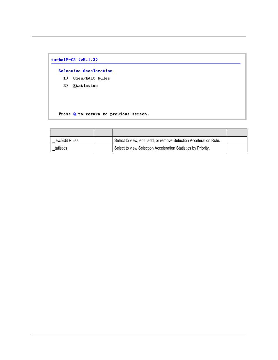 6 selective acceleration screen | Comtech EF Data turboIP-G2 User Manual | Page 93 / 172