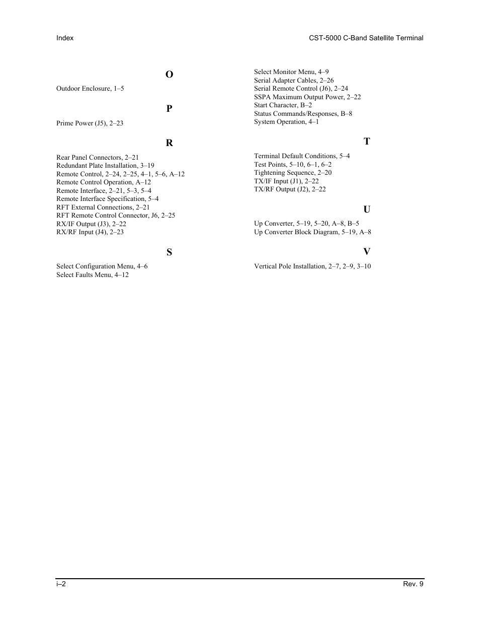 Comtech EF Data CST-5000 User Manual | Page 147 / 149