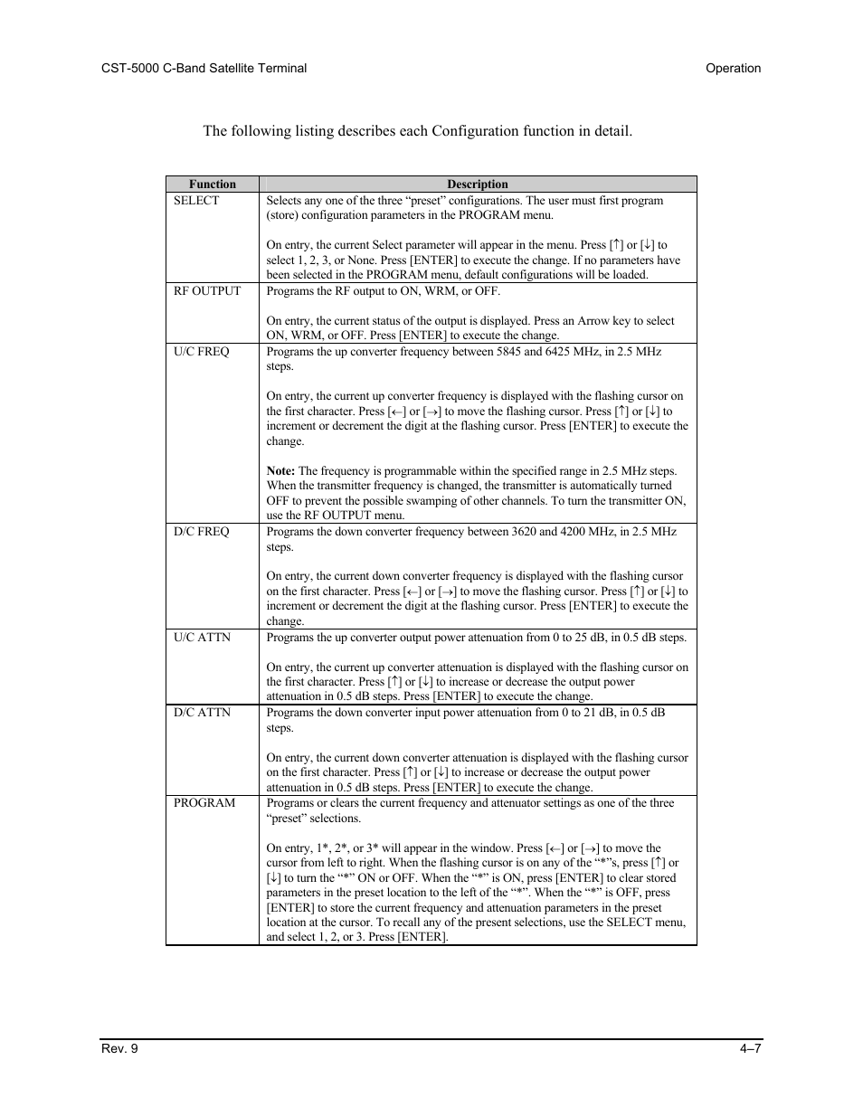 Comtech EF Data CST-5000 User Manual | Page 82 / 149