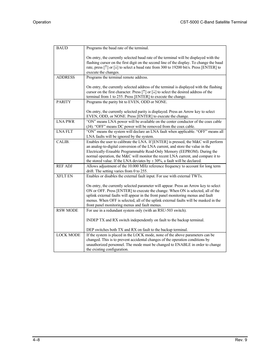 Comtech EF Data CST-5000 User Manual | Page 83 / 149