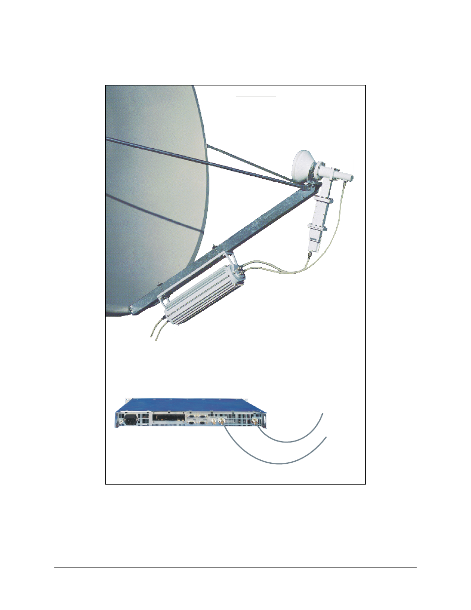 Figure 3-3. c-band odu installation | Comtech EF Data C5 User Manual | Page 106 / 332