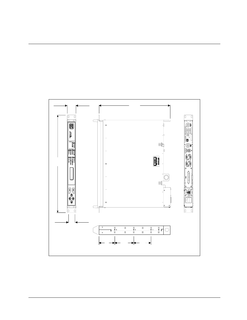 Dimensional envelopes, Sdt-5200 dimensional envelope | Comtech EF Data C5 User Manual | Page 94 / 332