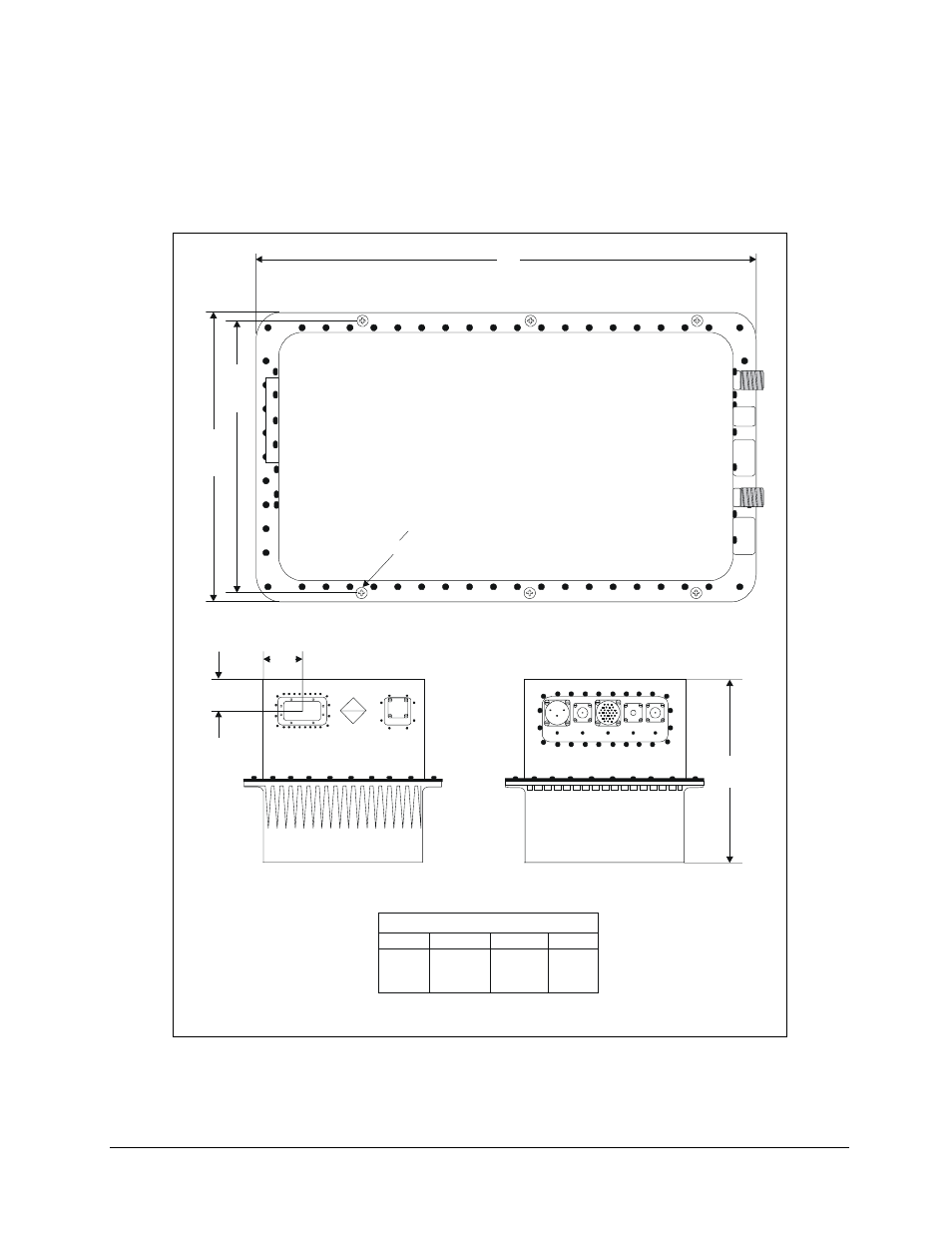 Figure 1-8. c-band sspa dimensional requirements | Comtech EF Data HPCST-5000 User Manual | Page 42 / 204