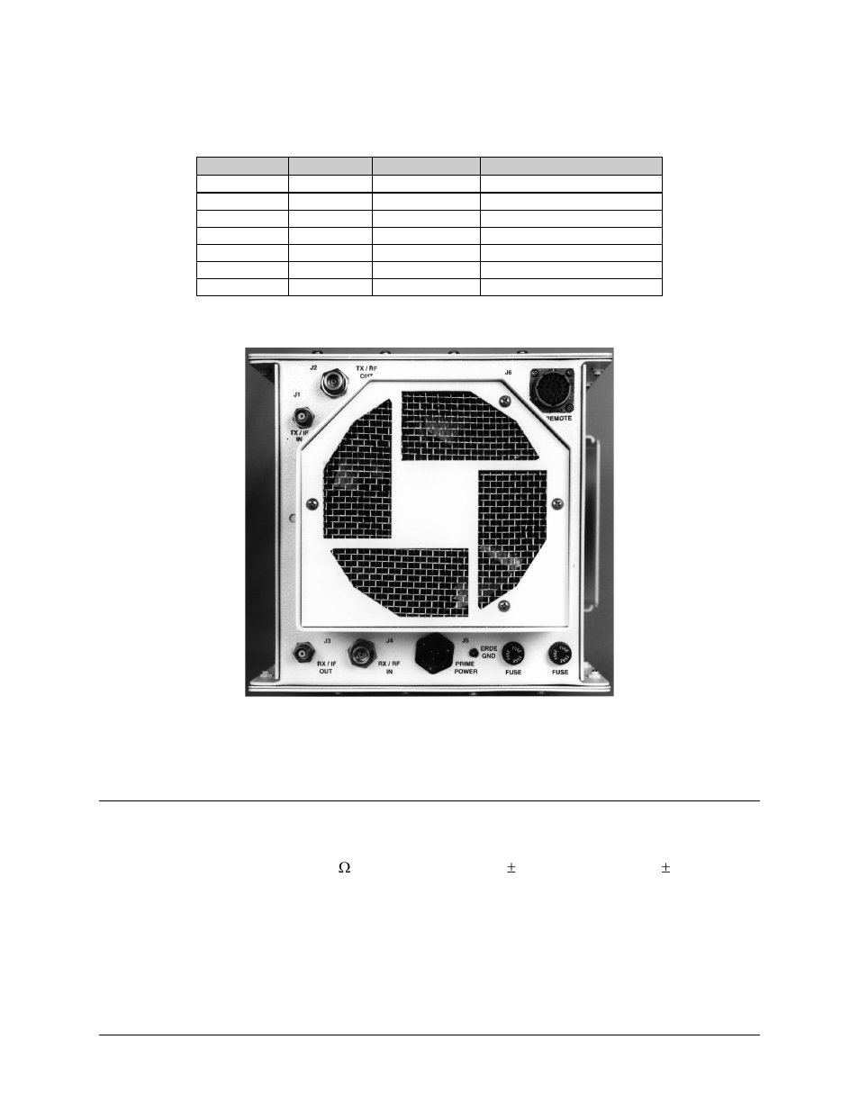 1 tx/if input (j1) | Comtech EF Data HPCST-5000 User Manual | Page 46 / 204