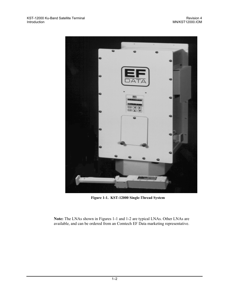 Comtech EF Data KST-12000 User Manual | Page 16 / 122