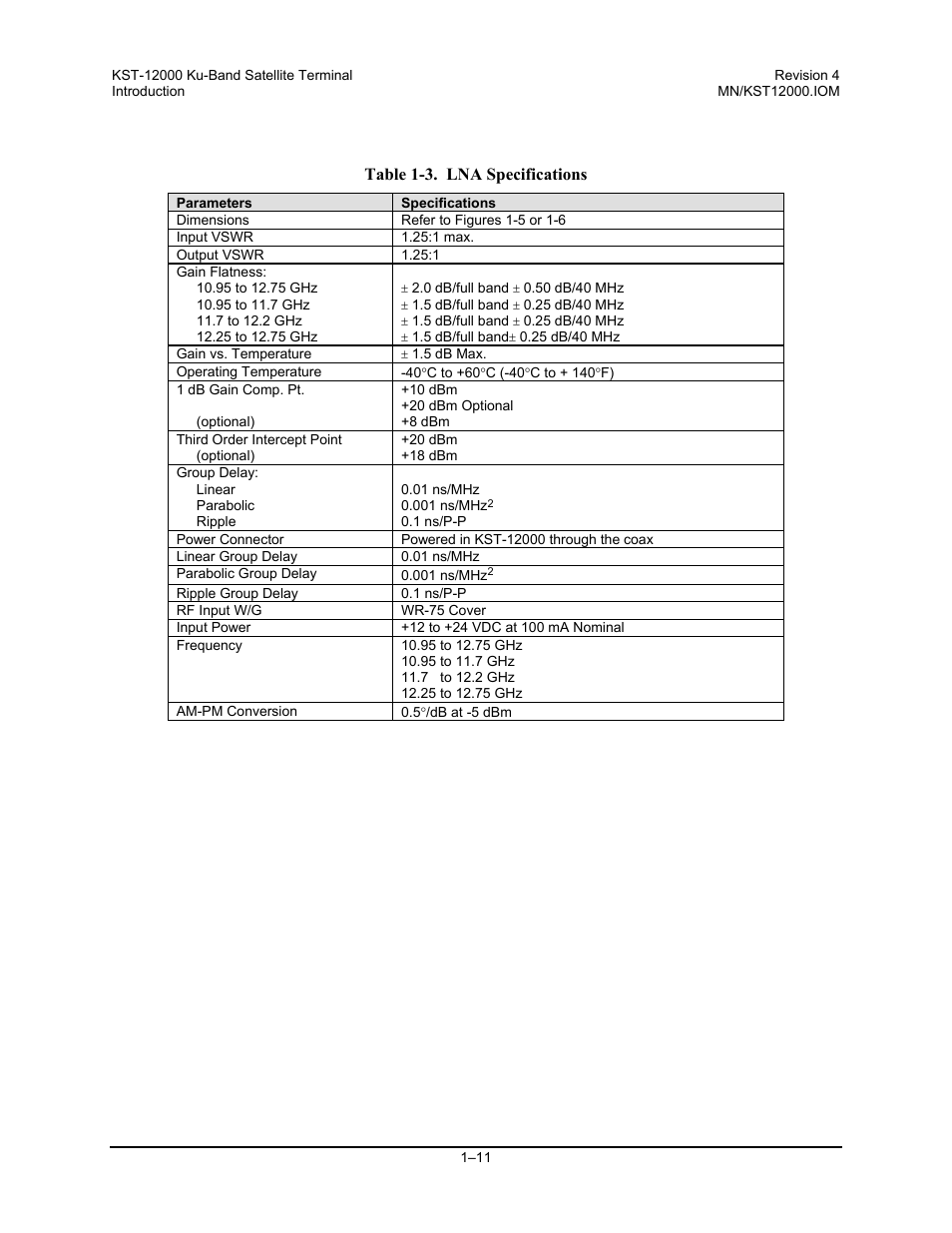 Comtech EF Data KST-12000 User Manual | Page 25 / 122