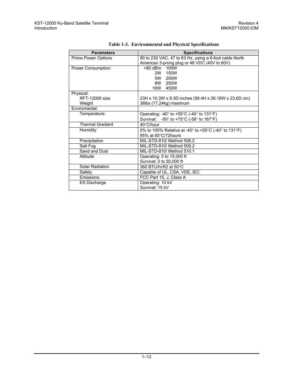 Comtech EF Data KST-12000 User Manual | Page 26 / 122